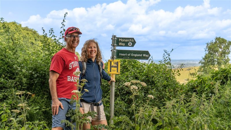 Walking on Meon Hill and the Cotswolds Way
